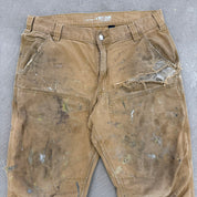 Vintage Carhartt Canvas Double Knee Workwear Pants - 32x29