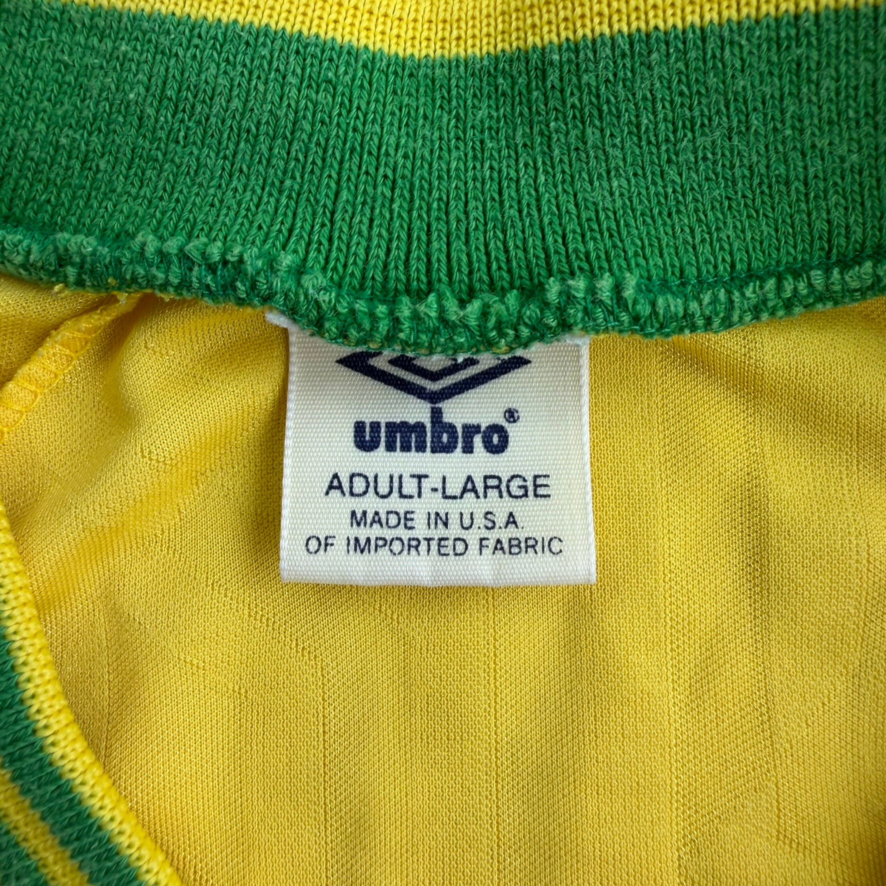 J- Vintage Umbro California Youth Olympic Soccer Development Made In USA Soccer Jersey - L