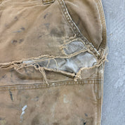 Vintage Carhartt Canvas Double Knee Workwear Pants - 32x29