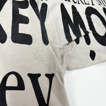 Load image into Gallery viewer, F- Vintage 90s Disney Mickey Text &amp; Graphic Jumbo Print Tee
