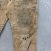 Vintage Carhartt Canvas Double Knee Workwear Pants - 32x29