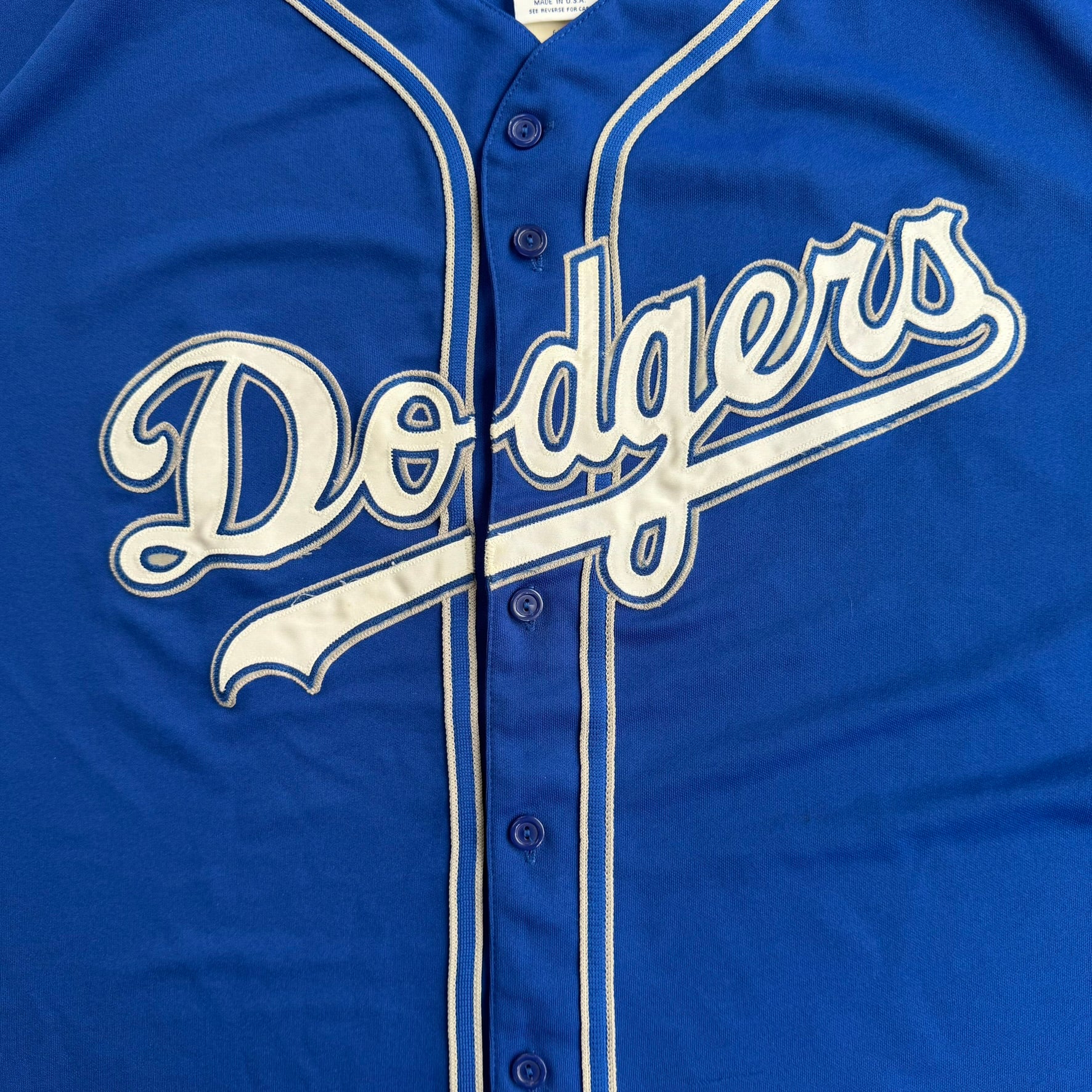 J- Vintage Los Angeles Dodgers MLB Majestic Made In USA Baseball Jersey - 2XL