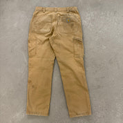 Vintage Carhartt Canvas Double Knee Workwear Pants - 32x29