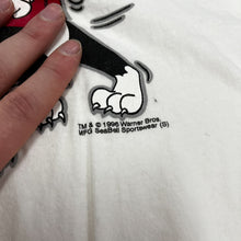 Load image into Gallery viewer, F- Vintage &#39;96 Looney Tunes Sylvester Cat &amp; Tweedy Bird Macarena Graphic Tee
