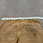 Vintage Carhartt Canvas Double Knee Workwear Pants - 32x29