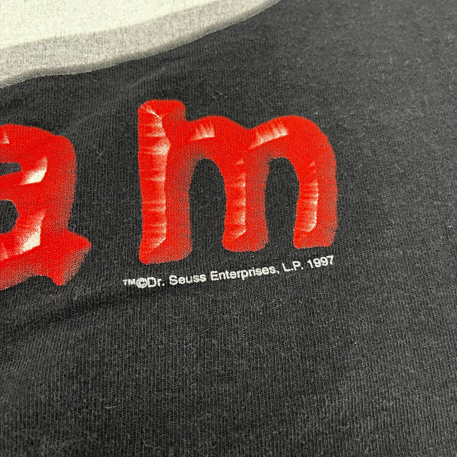 F- Vintage '97 Dr Seuss Sam I am Green Eggs & Ham Graphic Tee