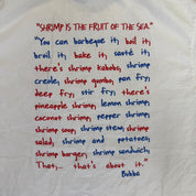 J- Vintage '01 Bubba Gump Shrimp Restaurant Graphic Made In USA Tee - S