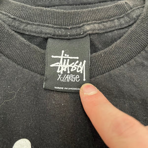 F- Stussy Positive Vibrations & Smile Graphic Tee