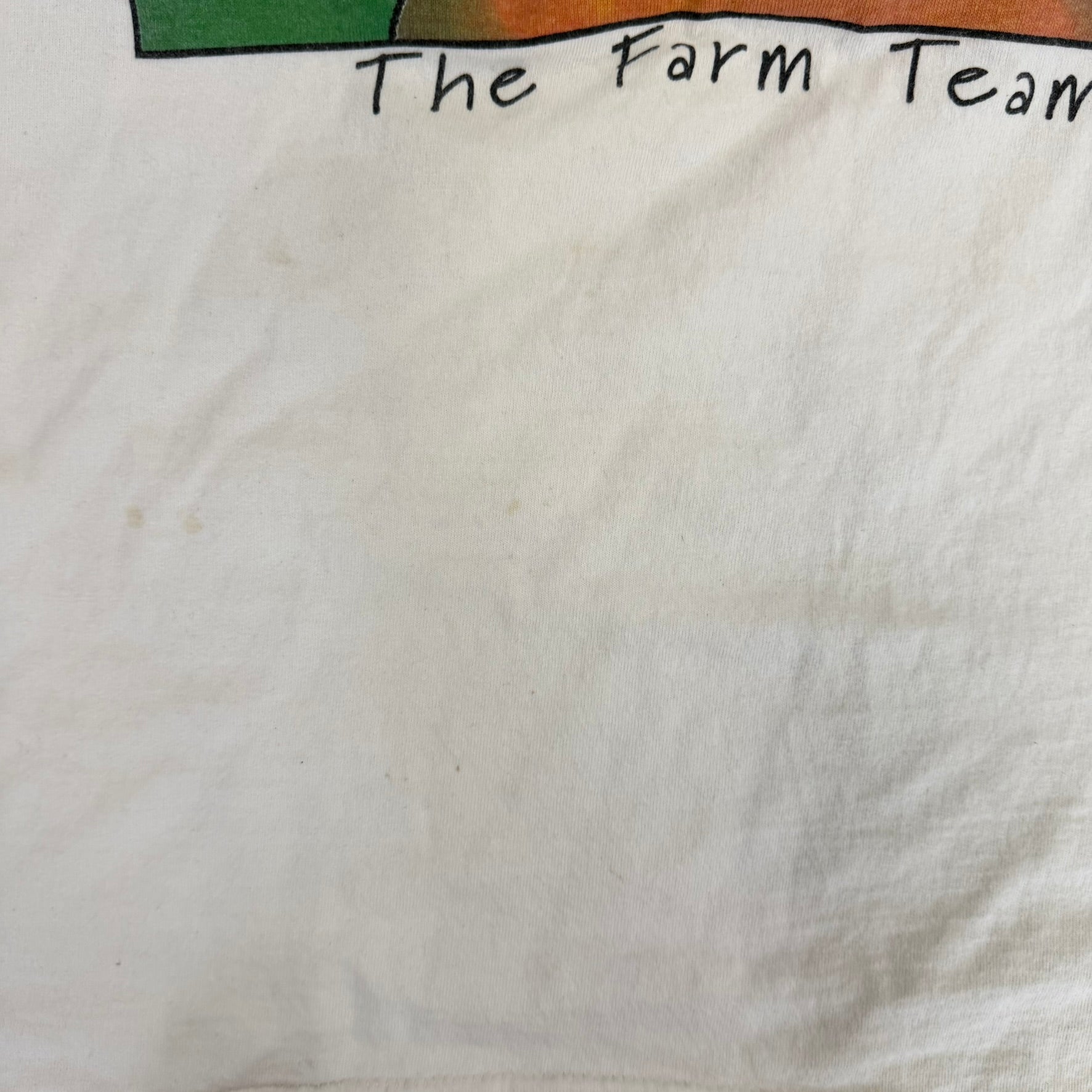 J- Vintage Balderon Cheese Farm Team Graphic Single Stitch Tee - XL