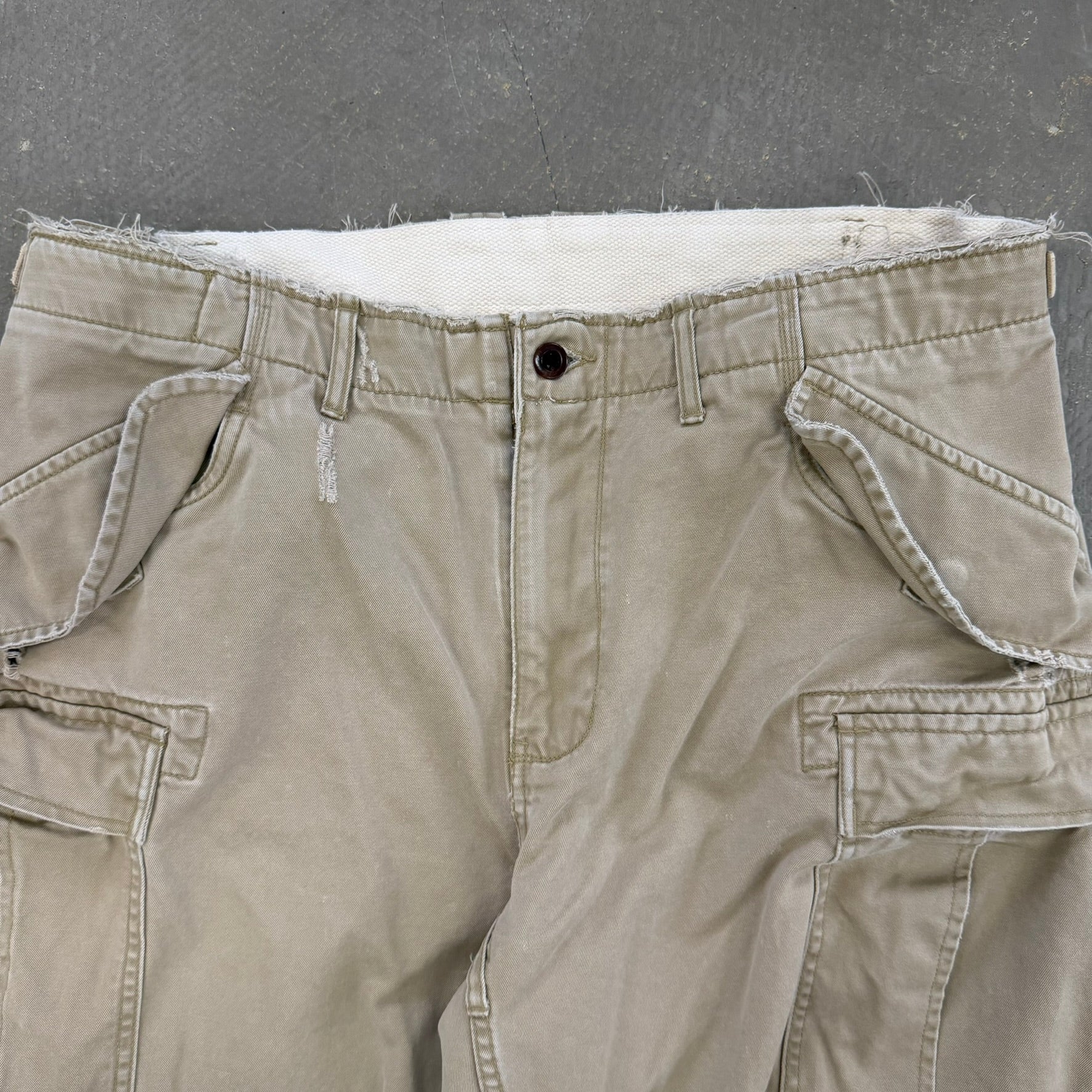 Vintage 90s Polo RL Khaki Cargo Pants - 36x33