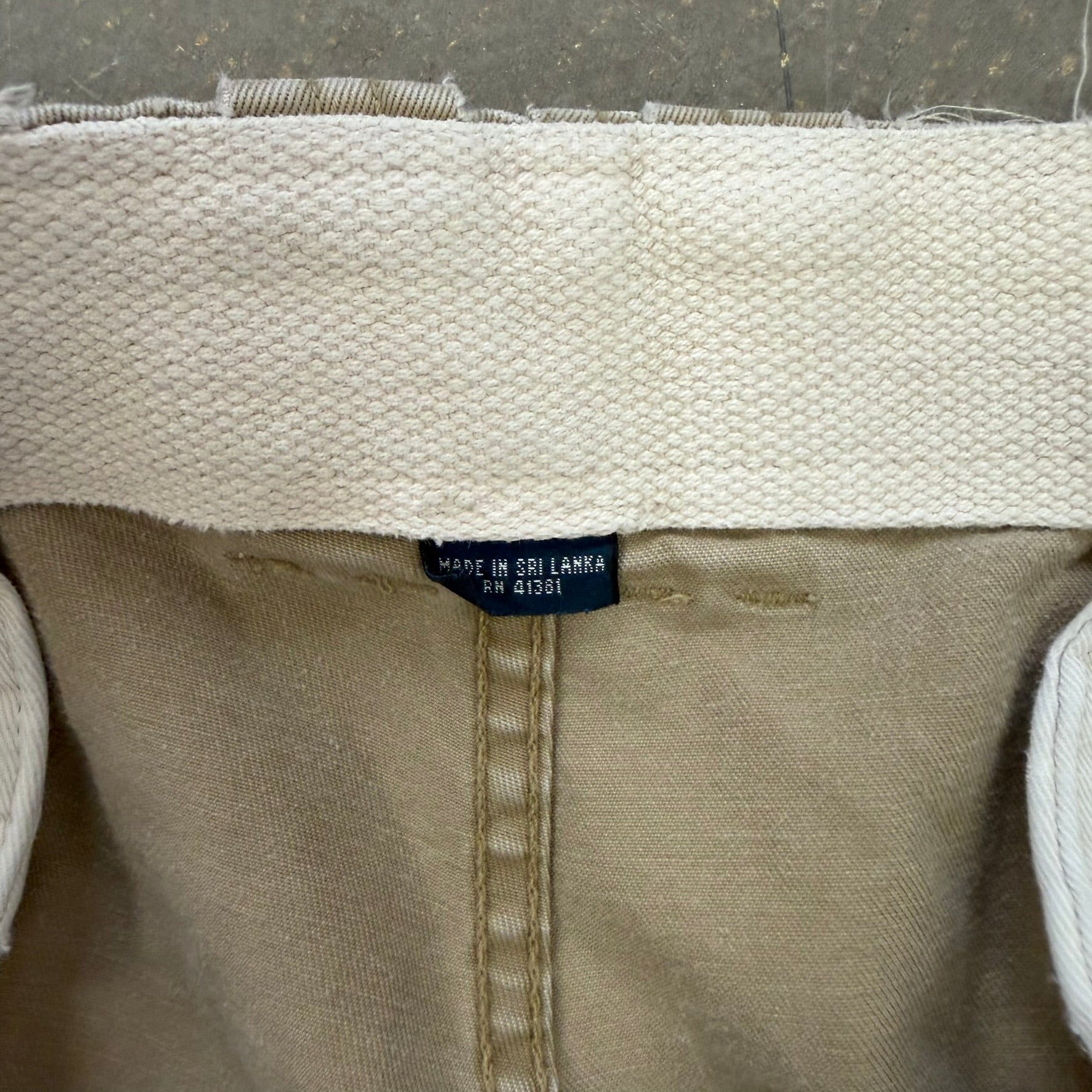 Vintage 90s Polo RL Khaki Cargo Pants - 36x33
