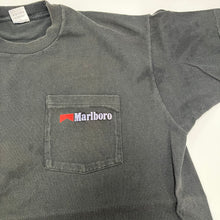 Load image into Gallery viewer, F- Vintage Marlboro Cowboy Silhouette &amp; Logo Pocket Single Stitch Tee
