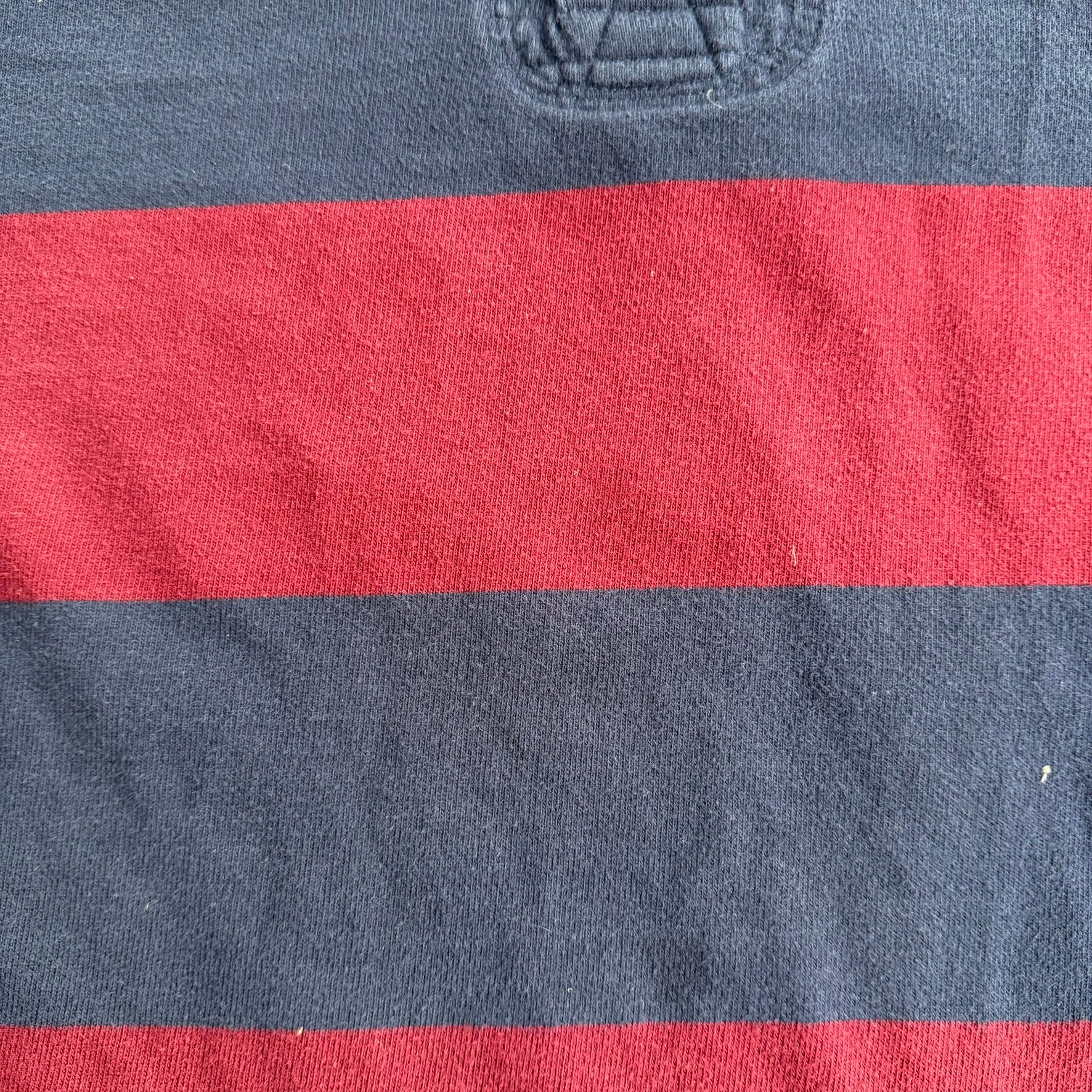J- Vintage Polo RL Equestrian Embroidered Crest Rugby Shirt - 2XL Big