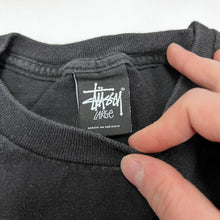 Load image into Gallery viewer, F- Stussy Text &amp; Colored Lines Graphic Tee
