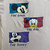Vintage 90s Disney The Good, The Bad, The Goofy Graphic Made In Canada Tee - XL