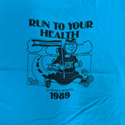 J- Vintage '89 St Francis Hospital Graphic Made In USA Single Stitch Tee - L