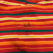F- 2018 Guess J Balvin Vibras Tour Striped Orange Green Tee