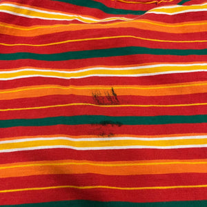 F- 2018 Guess J Balvin Vibras Tour Striped Orange Green Tee