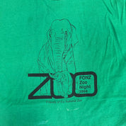 J- Vintage '94 Fonz Zoo Night Made In USA Single Stitch Tee - L
