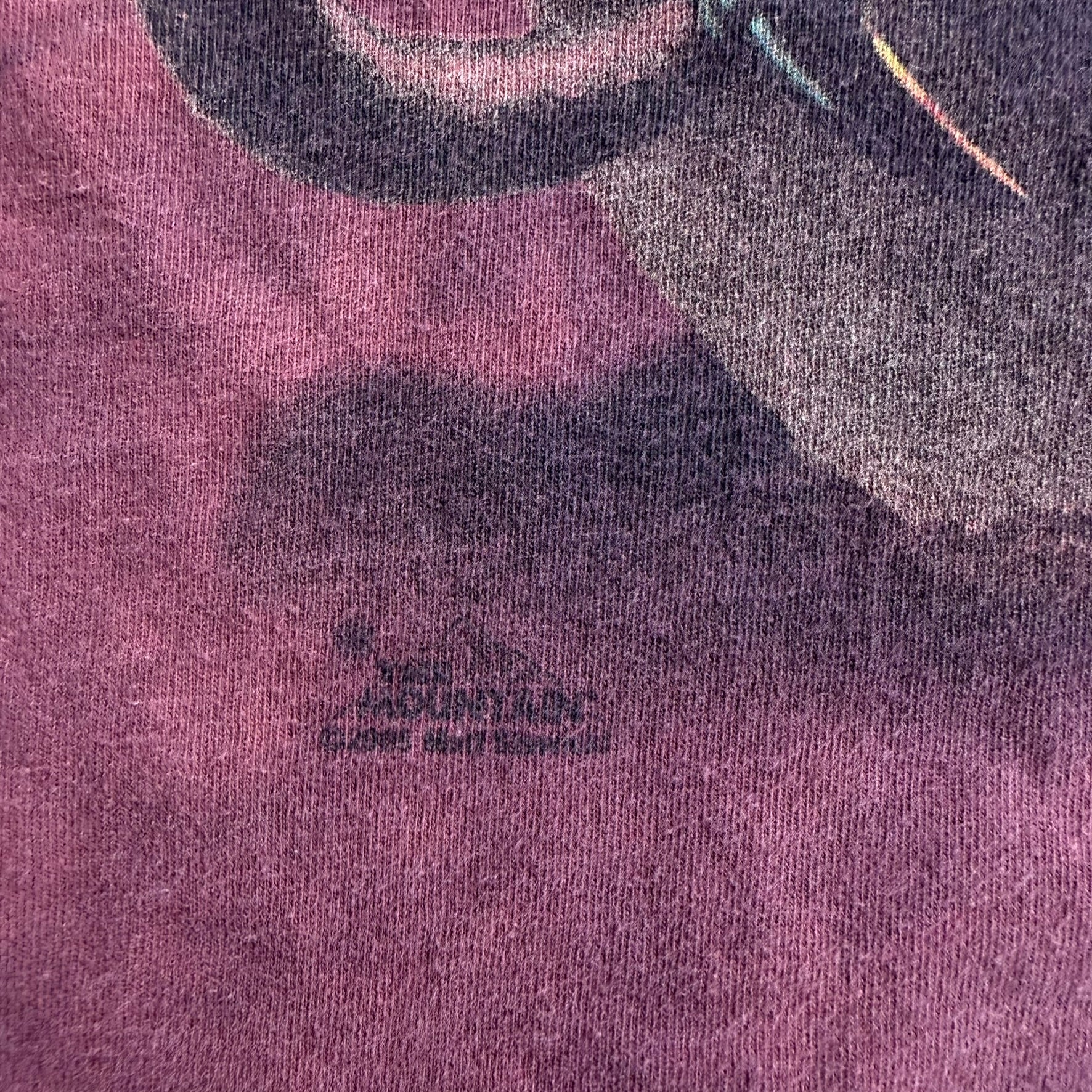 J- Vintage '05 The Mountain Dragon & Archer Jumbo Print Acid Wash Made In USA Tee - L