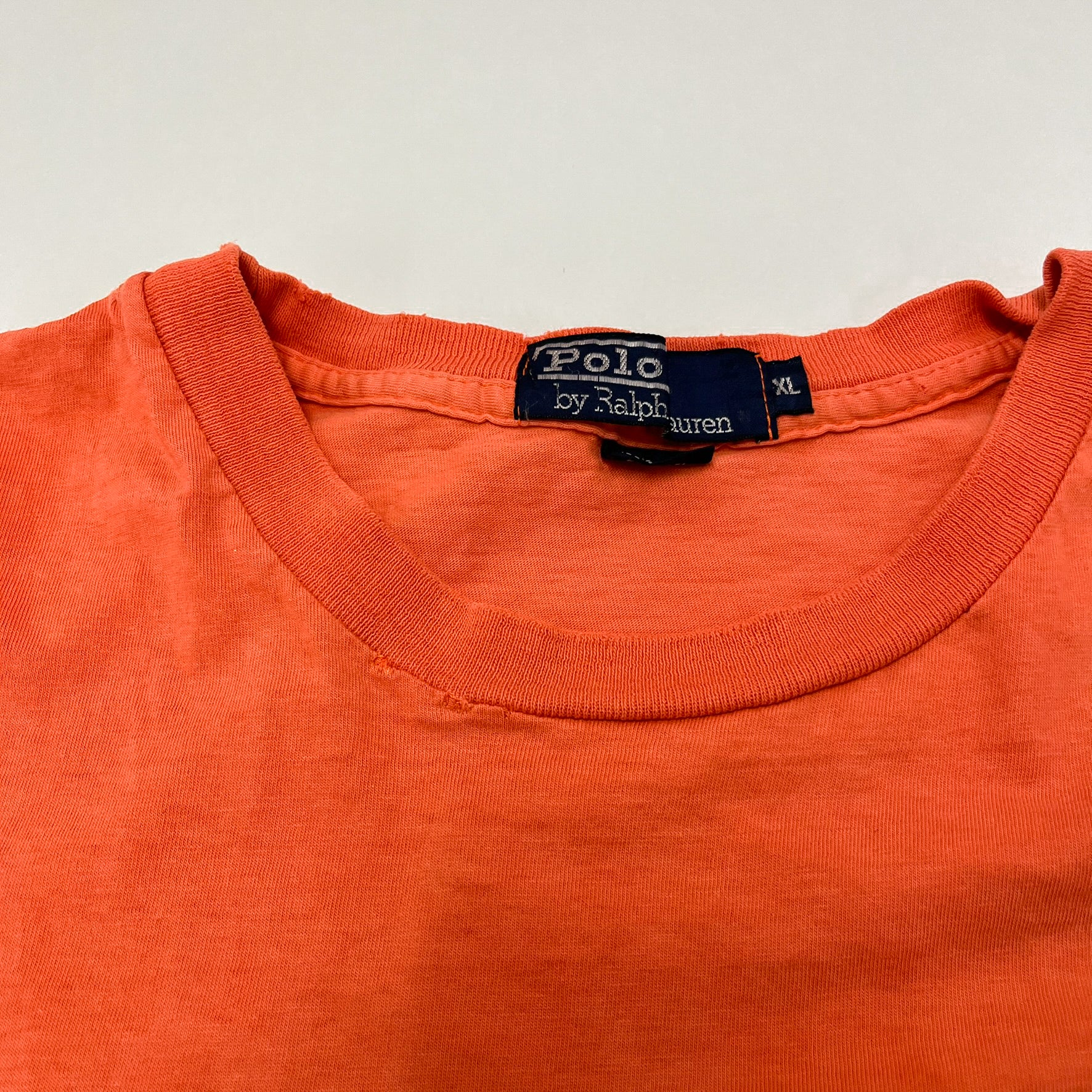 F- Vintage Polo Ralph Lauren Pocket Single Stitch Tee