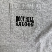 Vintage '02 Boothill Saloon Daytona Beach Motorcycle Graphic Pocket Tee - L