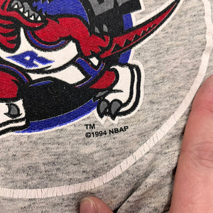F- Vintage '94 Raptors NBA Can't Fake The Fast Break & Old Logo Crewneck