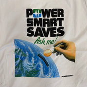 J- Vintage Power Smart Save Graphic Single Stitch Tee - XL