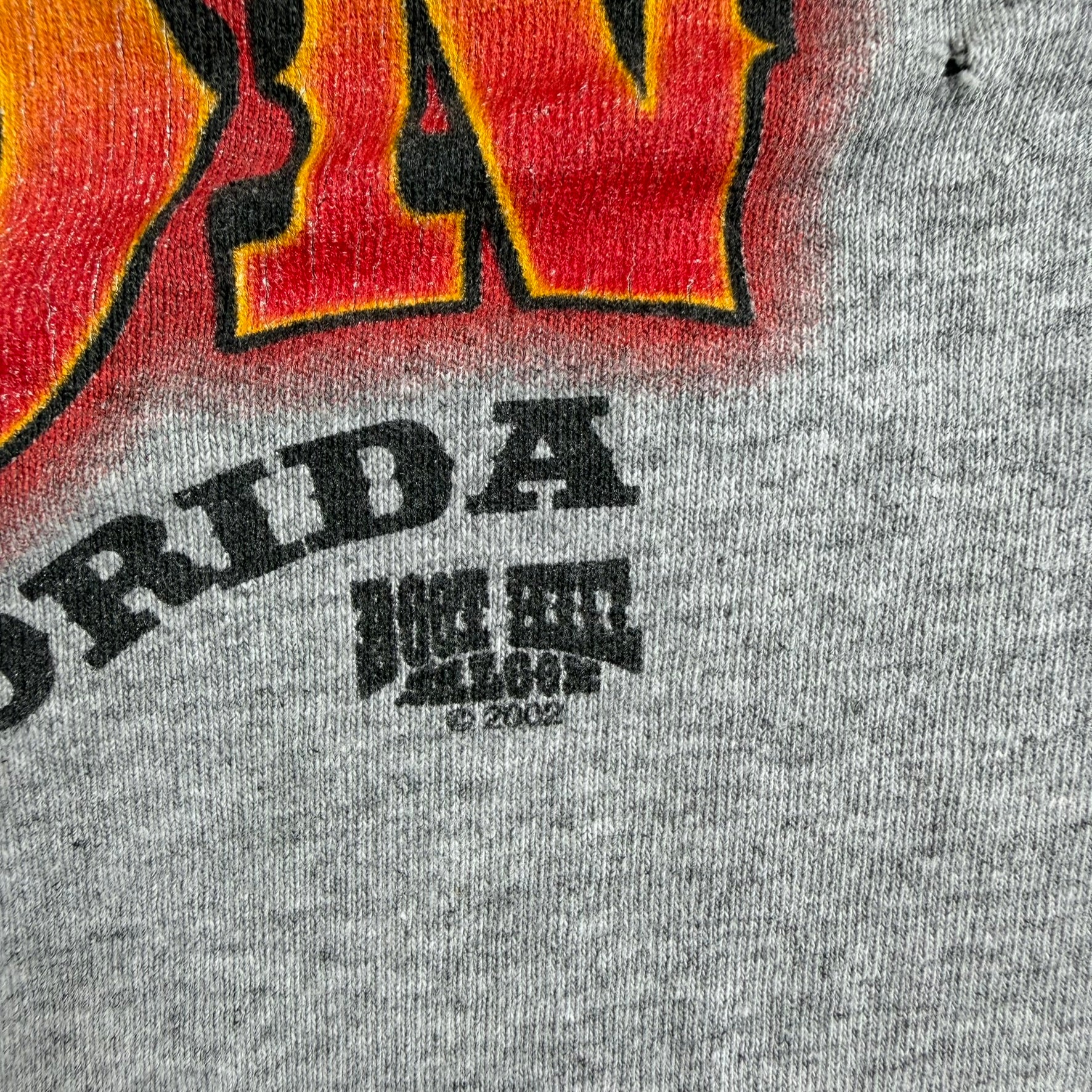 Vintage '02 Boothill Saloon Daytona Beach Motorcycle Graphic Pocket Tee - L