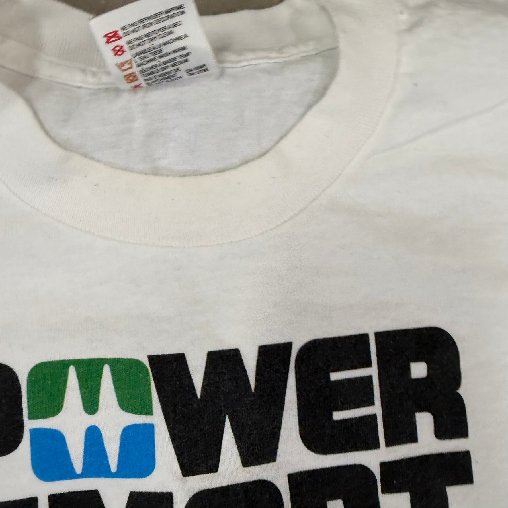 J- Vintage Power Smart Save Graphic Single Stitch Tee - XL