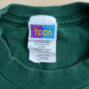 J- Vintage 90s Disney Tigger Graphic & Text Made In USA Tee - L