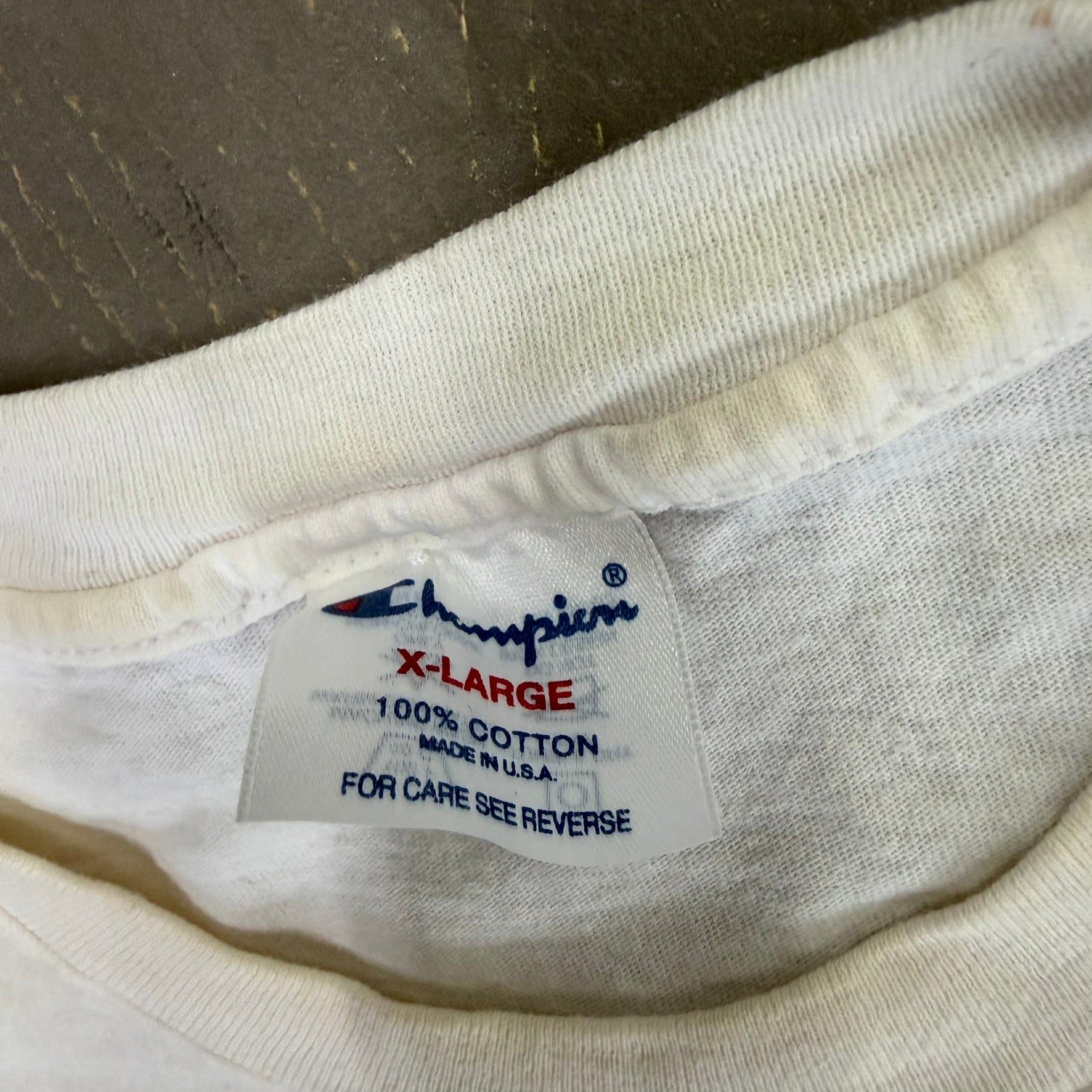 J- Vintage '96 Champion Atlanta Olympics Made In USA Single Stitch Tee - XL