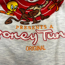 Load image into Gallery viewer, F- Vintage Looney Tunes Embroidered Characters &amp; WB Logo Crewneck
