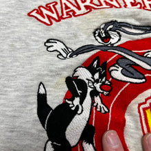 Load image into Gallery viewer, F- Vintage Looney Tunes Embroidered Characters &amp; WB Logo Crewneck
