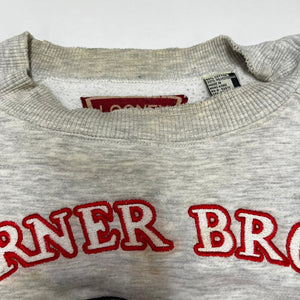 F- Vintage Looney Tunes Embroidered Characters & WB Logo Crewneck