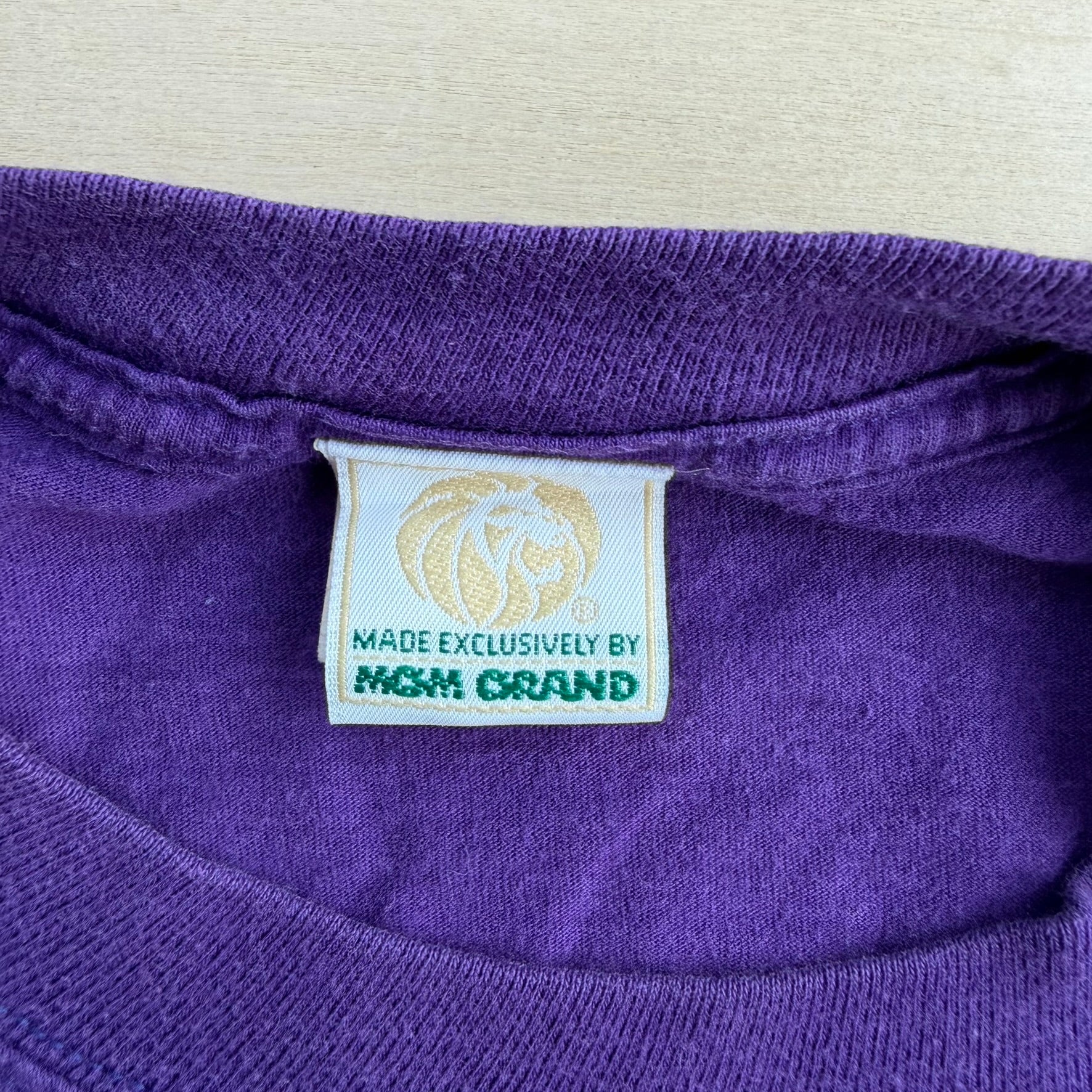 J- Vintage MGM Grand Las Vegas Graphic Made In USA Tee - L