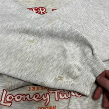 Load image into Gallery viewer, F- Vintage Looney Tunes Embroidered Characters &amp; WB Logo Crewneck
