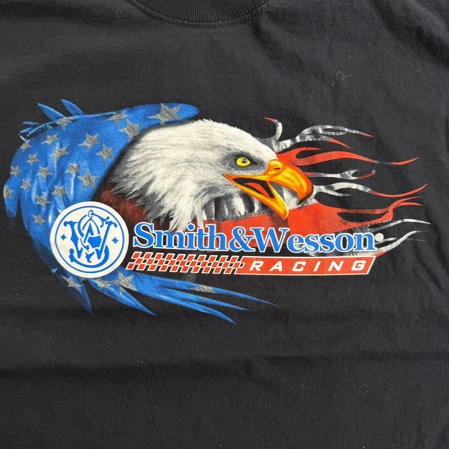 J- Vintage Nascar Smith & Wesson Racing Graphic Tee - XL