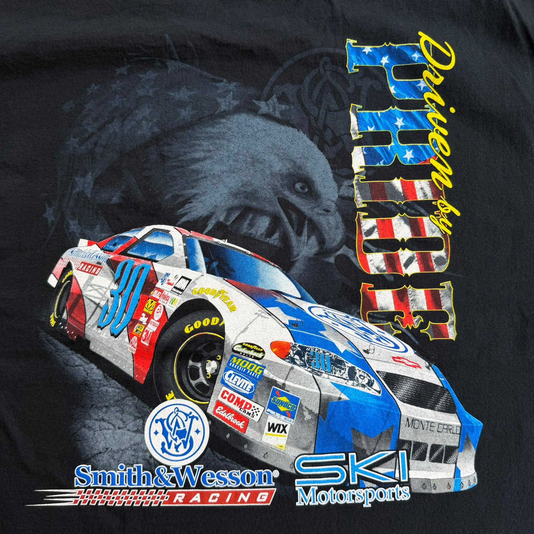 J- Vintage Nascar Smith & Wesson Racing Graphic Tee - XL
