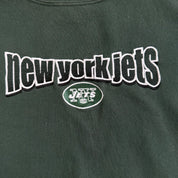Vintage New York Jets NFL Logo Athletic Embroidered Text & Logo Made In Canada Crewneck - XL (fits L)