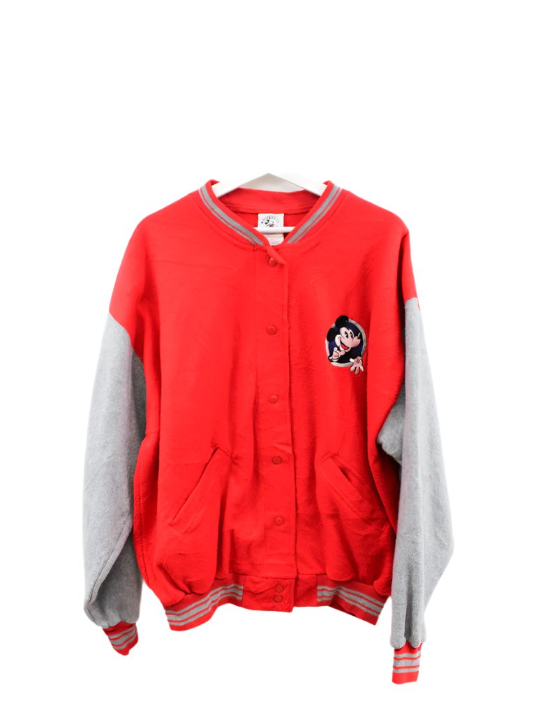 Z- Vintage Disney Mickey Polar Fleece Bomber Jacket