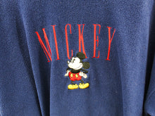 Load image into Gallery viewer, Z- Vintage Disney Embroidered Mickey Pull Over Fleece 2XL
