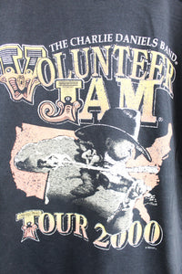 Vintage 2000 Charlie Daniels Band Volunteer Jam Tee