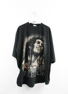 Vintage Bob Marley Songs Of Freedom Guitar & Picture Tee