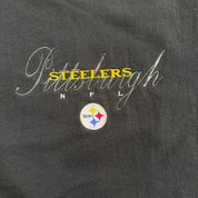 Vintage Pittsburgh Steelers NFL Pro Player Embroidered Logo Graphic Made In USA Crewneck - XL