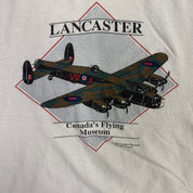 J- Vintage '89 Lancaster Canada Flying Museum Graphic Single Stitch Tee - XL