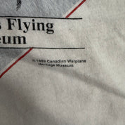 J- Vintage '89 Lancaster Canada Flying Museum Graphic Single Stitch Tee - XL