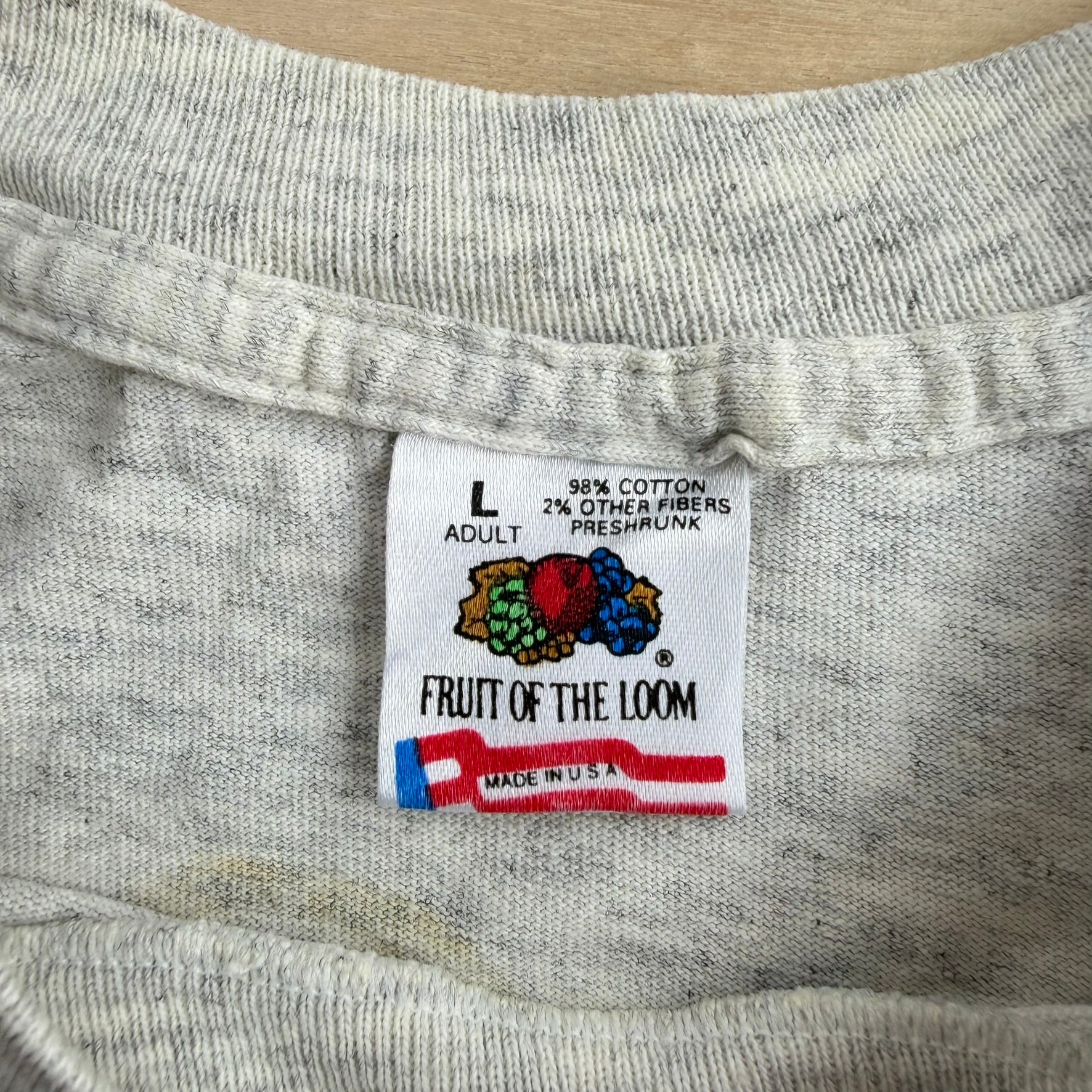 J- Vintage '94 George Strait USA Tour Picture Made In USA Single Stitch Tee - L