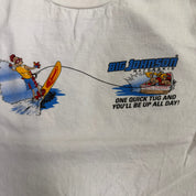 J- Vintage Big Johnson Water Skis Graphic Single Stitch Tee - L