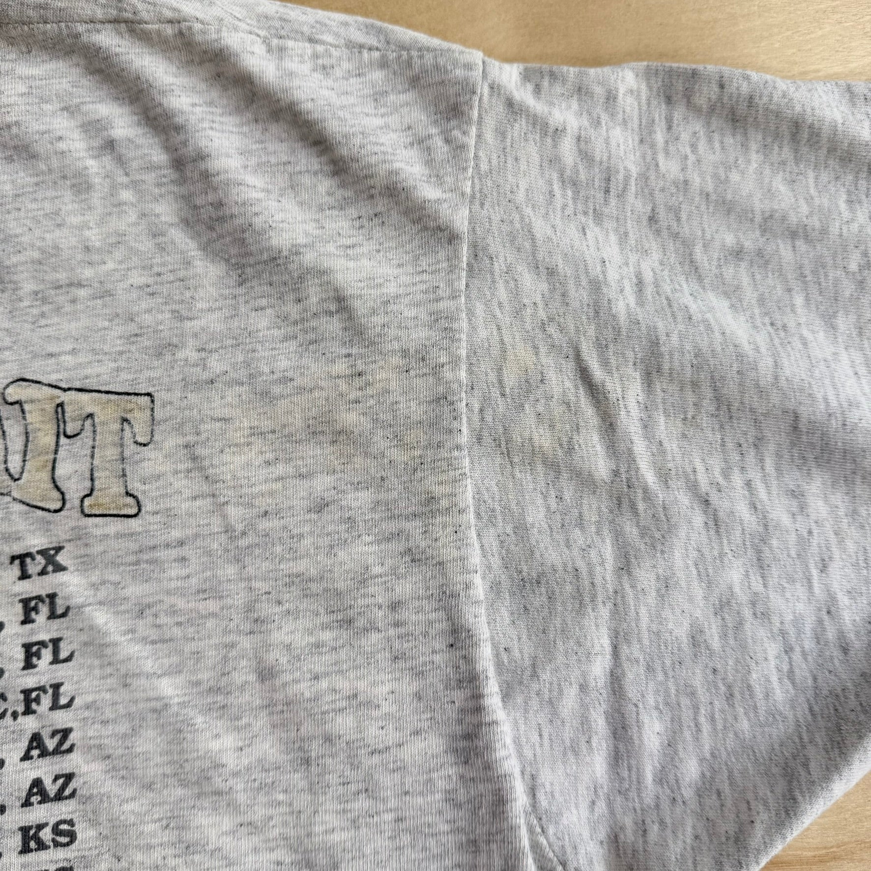 J- Vintage '94 George Strait USA Tour Picture Made In USA Single Stitch Tee - L